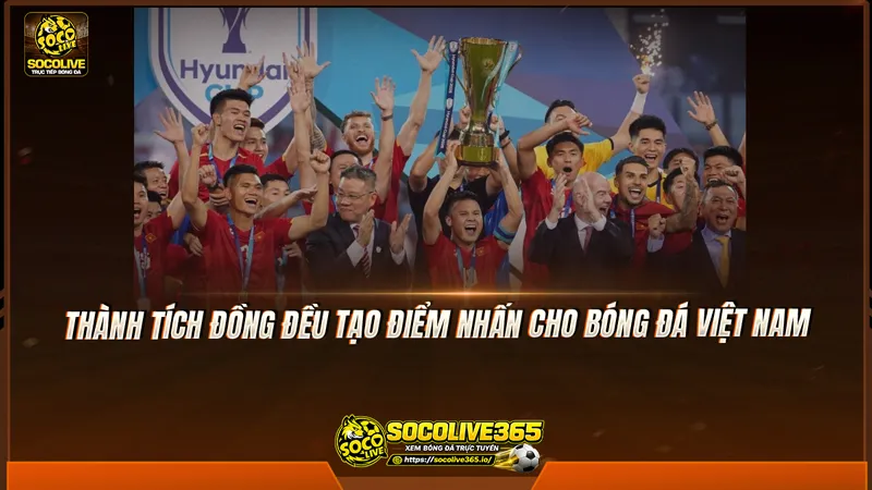 Thành tích đồng đều tạo điểm nhấn cho bóng đá Việt Nam